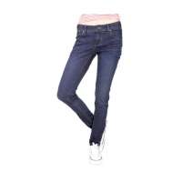 OLOMO欧莱诺修身小脚天然棉牛仔裤(纯色女25)111631015025