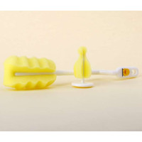黄色小鸭360度抗菌泡棉旋转奶瓶刷830075