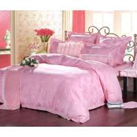 乐加提花超大双人四件套百年好合LH12105821