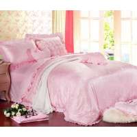 乐加提花超大双人四件套玫瑰花园LH12105921