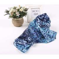 SKT印花丝巾YF1103-5(蓝色)