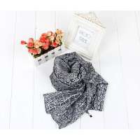 SKT印花丝巾YF1104-2(深灰)