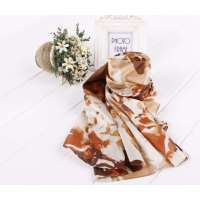 SKT印花丝巾YF1105-3(橘色)