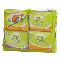 朵朵棉舒柔巧卫生巾买三送一