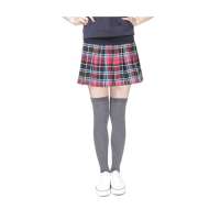 OLOMO欧莱诺苏格兰格纹百褶裙女111660022046(S)