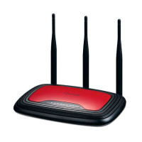 TP-LINK 11N 300M 无线宽带路由器 TL-WR941N (红黑)