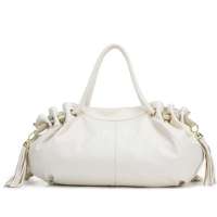 DUDU琴岛乐章系列牛皮单肩斜挎两用包DUD11175A(米白)