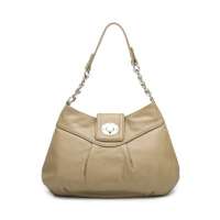 DUDU醉爱美人系列牛皮单肩斜挎包DUD11169B(驼)