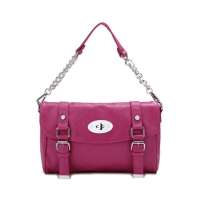 艾魅梦古调系列PU单肩斜挎包AMD11S42A(桃红)