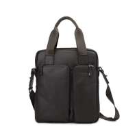 戈尔本风尚雅士系列牛皮手提/斜挎两用包GBD1130A(浅咖啡)