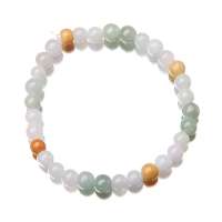 悦人老坑冰种天然翡翠秀美平安玉手链