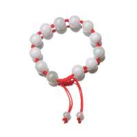 悦人天然翡翠圆珠编绳手链