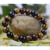 悦人天然五彩猫眼手链