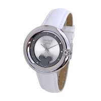 迪士尼手表90206-6镶钻真皮时尚女表