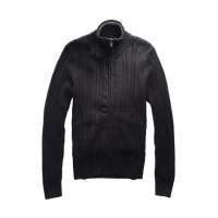 佐丹奴男装时尚别致弹力情侣线衣外套010515970010902(经典黑色/中码)