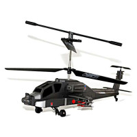 雅得阿帕奇三通道合金陀螺仪遥控飞机9807(黑)