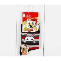 浪莎精梳棉儿童袜7801-1(灰色)