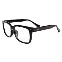 益盾防辐射眼镜销量冠军品牌护目镜宝石蓝膜休闲全框D352-C4 黑