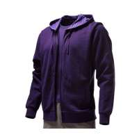 佐丹奴男装时尚横间帽开胸卫衣016705440017301(哥特式紫色/小码)