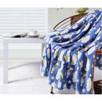 博洋家纺妈咪爱心童毯(蓝)