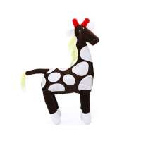 凯诗风尚活力小鹿儿童卡通抱枕-咖啡色