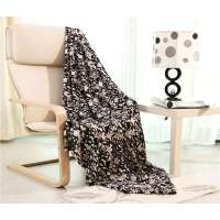 凯诗风尚简爱印字母珊瑚绒毯