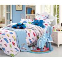 凯诗风尚汽车家族全棉印花儿童床品三件套