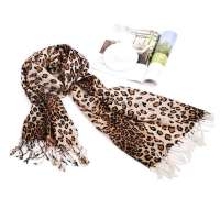 凯诗风尚夏洛蒂豹纹黄斑系列围巾