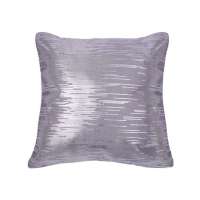 凯诗风尚伊莎貝拉沙发布烫金靠垫(灰色)