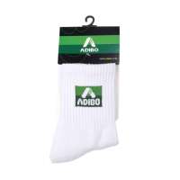 ADIBO运动时尚男袜H109白/绿