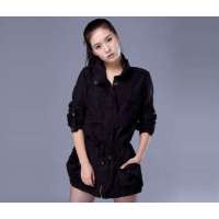 海道客/HIDOC 女秋款时尚风衣10325448黑色S