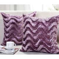 博洋家纺低调奢华韩国绒靠芯/紫色