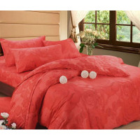 乔曼帝婚庆全棉双人加大六件套之甜蜜恋人1.8M
