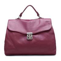 E.S.E华美凡尔赛系列牛皮手提/斜挎包ESD11S43A梅红