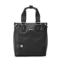 戈尔本睿智系列牛皮/高档PU手提斜挎包GBD1105A(黑)