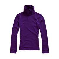 佐丹奴女装多彩收褶高领打底衫013205060017702(深紫色/中码)