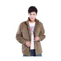 GOODFUTURE休闲剪裁内里羊毛棉外套卡其色48 GF-M005-0002-48 XL