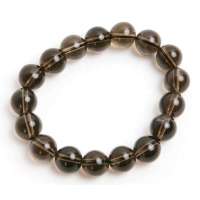 efivs天然茶晶女士气质圆珠手链