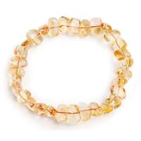 efivs天然高档黄水晶女士婉约随形手链