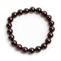 efivs天然高档石榴石女士婉约圆珠手链