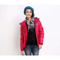 唐狮 女素色情侣羽绒服(下单款)11142107240140902玫红(XS)
