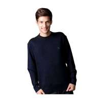 POLO VILLAE男士兰灰色圆领百搭羊毛衫APCW45257(54)