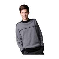 POLO VILLAE男士中灰色圆领羊毛衫APCW40254(48)