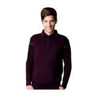 POLO VILLAE男士紫红色立领羊毛衫APCW41970(54)