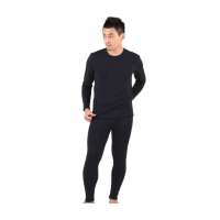 南极人男式铂金羊毛竹炭黄金甲保暖内衣9183藏青色XXL