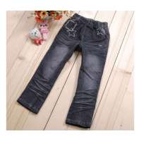 小木马单长裤GK311534黑色140#