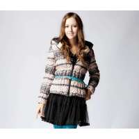 OLOMO欧莱诺可爱蕾丝圆点女款棉服粉色(女M)111857012248