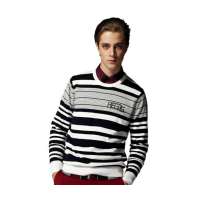 OLOMO欧莱诺精致粗细条纹毛衫藏青(男S)111710037946