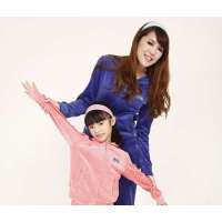 甜蜜蜜天鹅绒母女装TA0100L1女童[150]