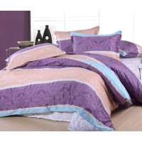 长相知高支棉四件套普罗旺斯(紫)2